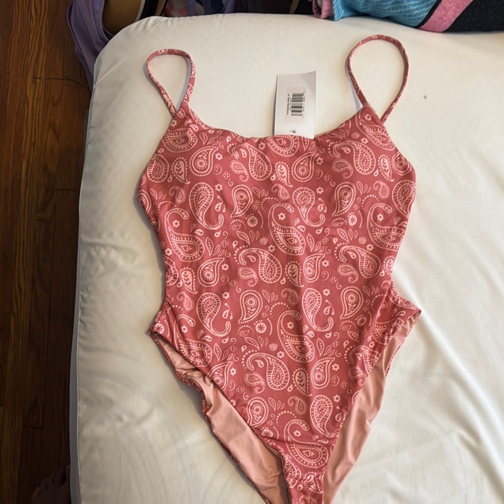 Paisley Pink Dippin Daisys One Piece Swimsuit